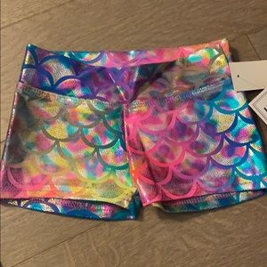Dori Creations NWT girls mermaid shorts